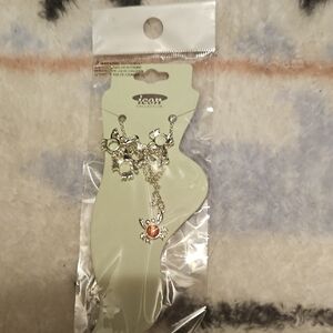 ICON Silver Bracelet with Red and White Charms